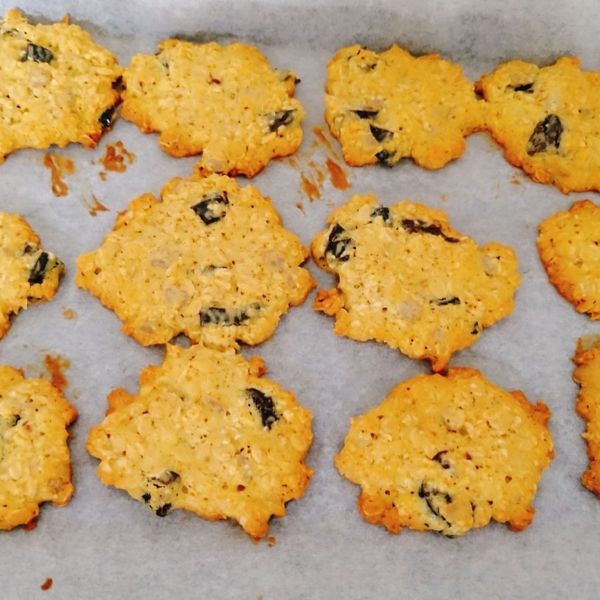 手工黑糖燕麥餅乾 : Lili一起做