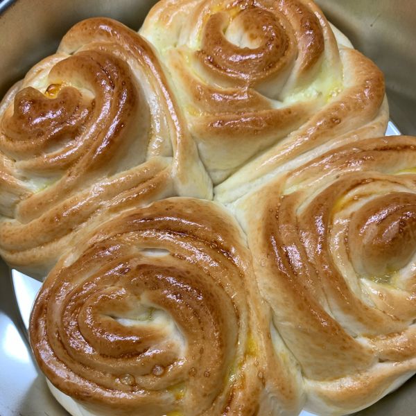 美麗的玫瑰花麵包 : Mia Young一起做