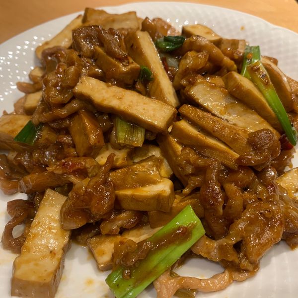 豆乾炒肉絲:Kathy Hung 一起做