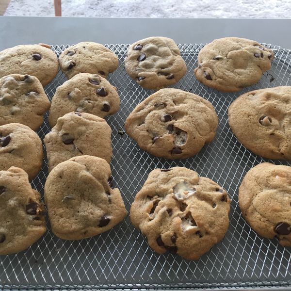 美式巧克力豆軟餅乾：A妮 一起做