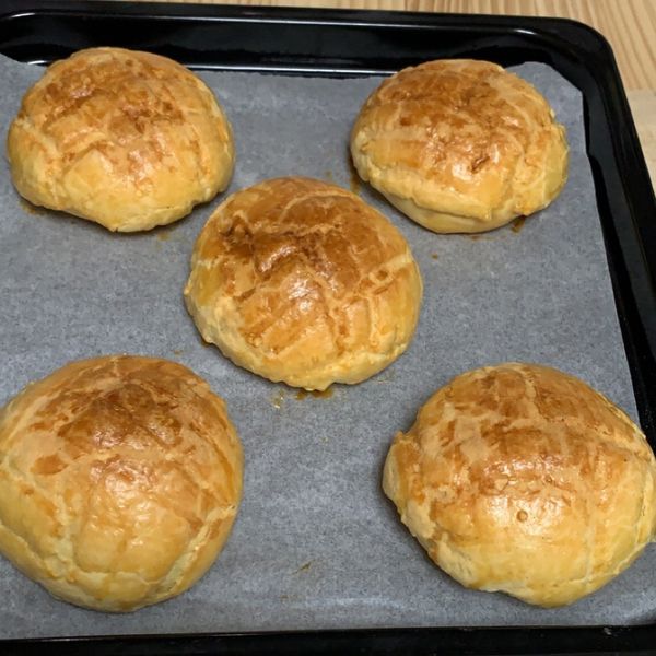 👩‍🍳湯種菠蘿麵包 : Cindy Fu一起做