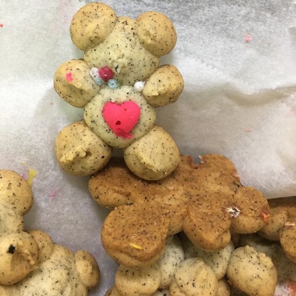 原味、可可擠花餅乾 : 雅一起做