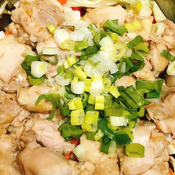 高麗菜悶雞 清甜湯汁超爽口(電鍋菜)：peipeimei 一起做