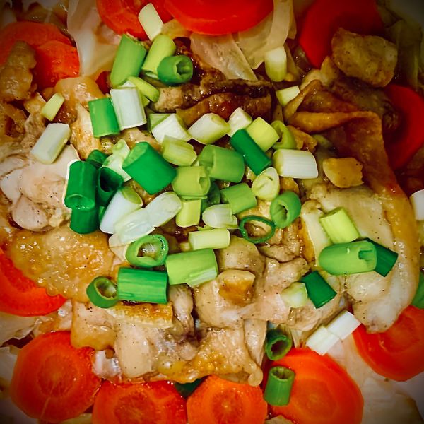 高麗菜悶雞 清甜湯汁超爽口(電鍋菜)：Sharon 一起做