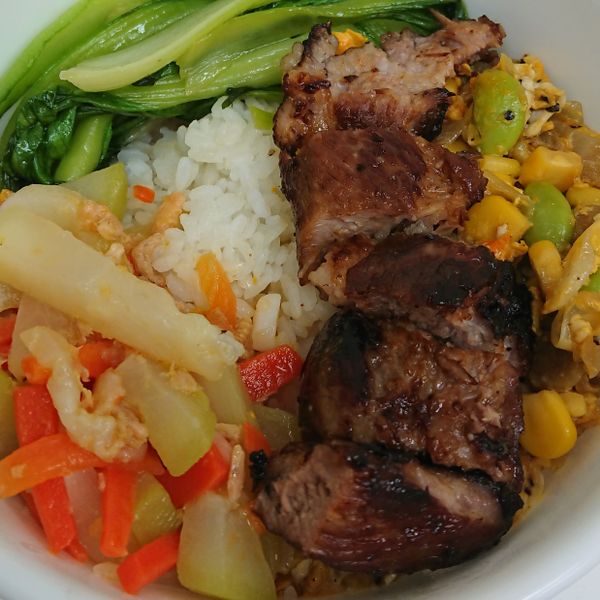 黯然銷魂蜜汁叉燒飯(氣炸鍋) : 瑄一起做