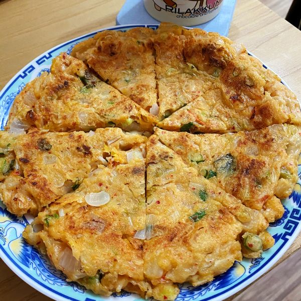 韓式泡菜煎餅:Winnie Hsu 一起做
