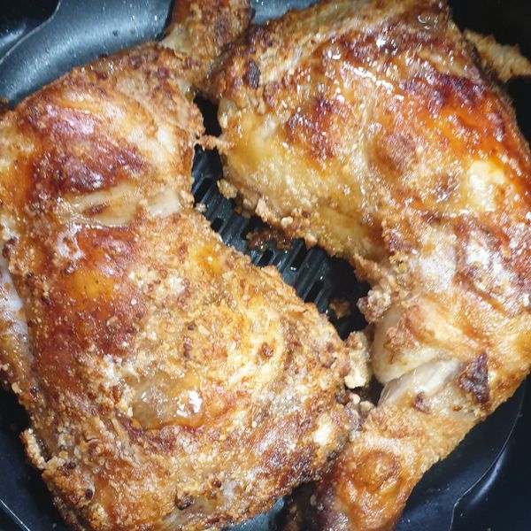 氣炸鍋料理-古早味炸雞腿 : 愛烹飪@醫師娘一起做