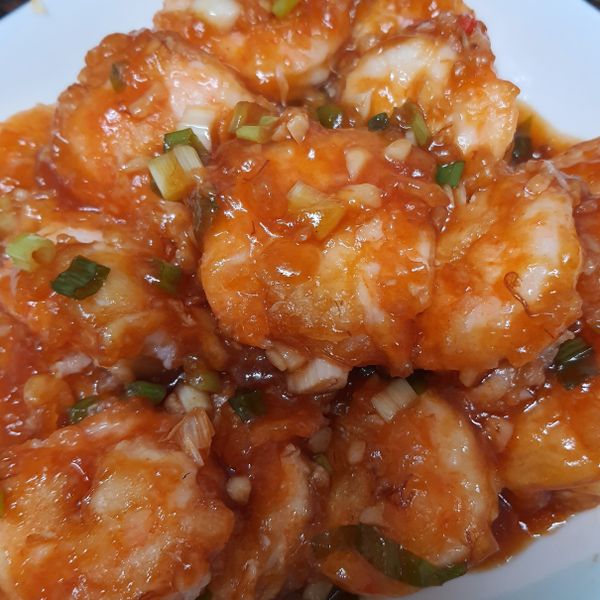 茄汁蝦仁 : 不專業之阿卡廚房一起做