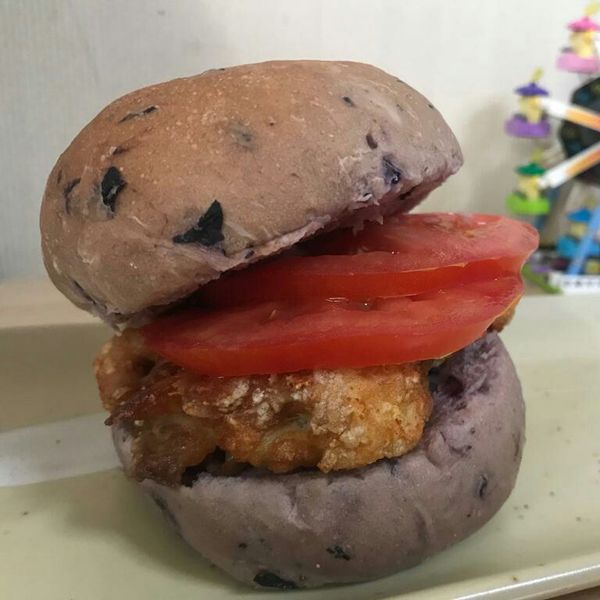 藍莓牛奶土司~超柔軟 : linglingother一起做