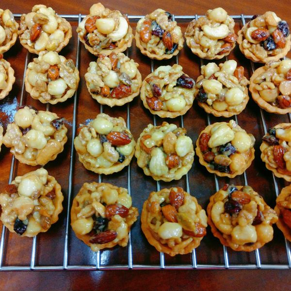 茉莉花茶香堅果塔（不回縮塔皮）：張家玲 一起做