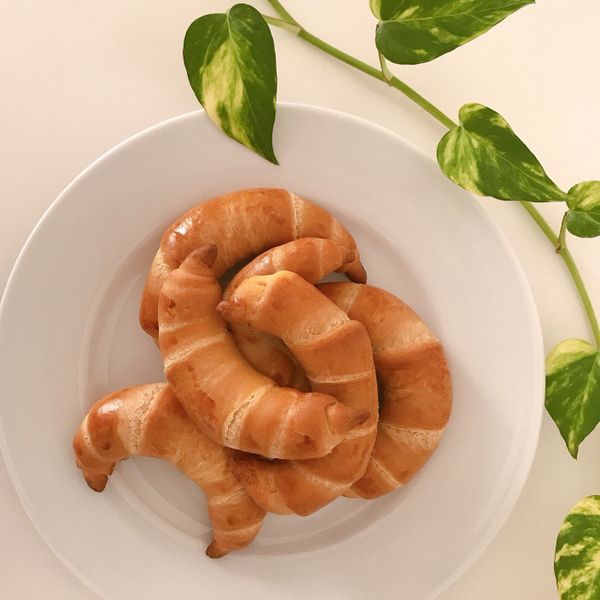 金牛角麵包(低熱量) : Mu-Chun Chen一起做