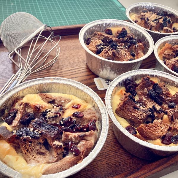 英式麵包布丁【超簡易甜點】：Jannie Wu 一起做