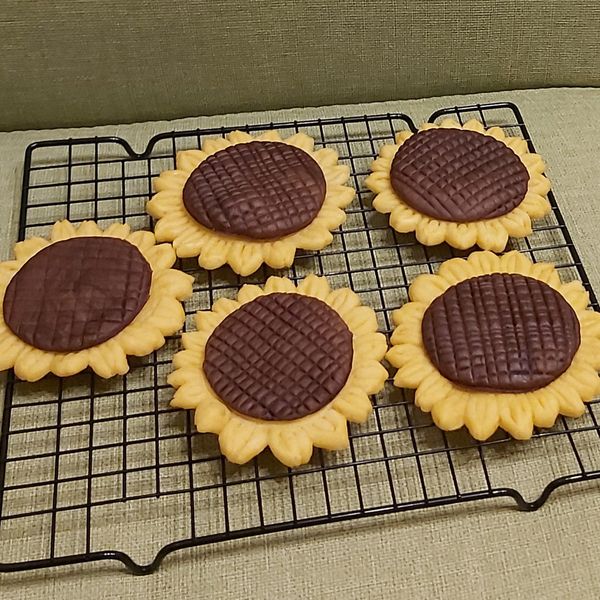 地瓜花型饅頭 : EE一起做