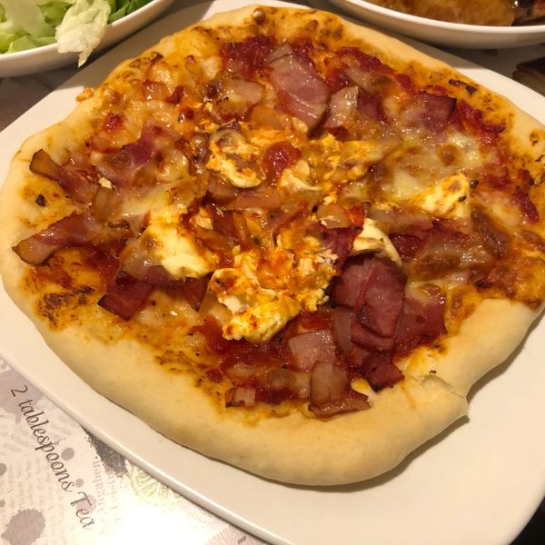 義大利薄餅 PIZZA DOUGH：Appleapplechow 一起做