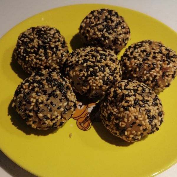 芝麻球～台灣小點 : 西村逸玲一起做