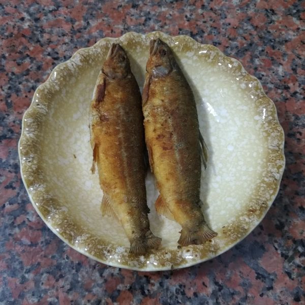 乾煎香魚 : Tintin一起做