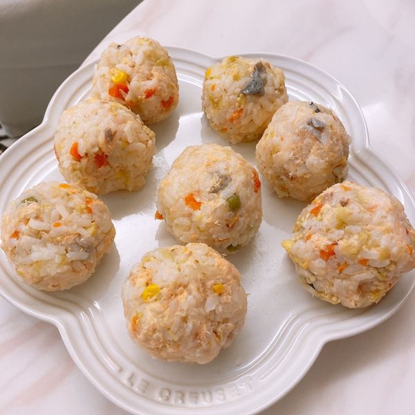 寵物*毛孩鮮食 | 鮭魚藜麥蔬菜飯糰：jan 一起做