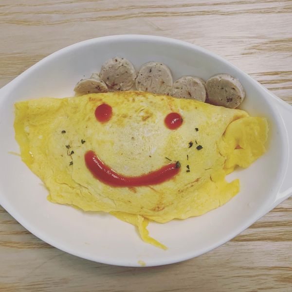 蕃茄(蛋包)飯：Chloe Lee 一起做