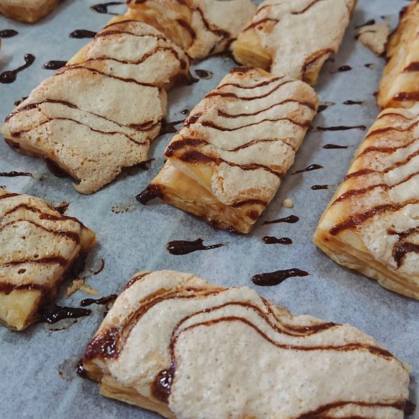 焦糖千層酥 : 想想馬彌一起做