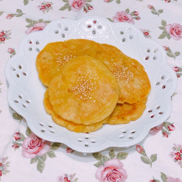 軟Q芝麻地瓜餅 : Jojo Chen一起做