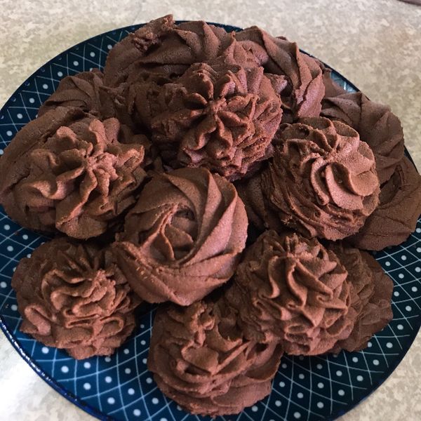 玫瑰曲奇餅乾（原味） : Anjeya Yu一起做