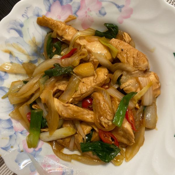 十分鐘快手料理-沙茶蔥爆雞柳 : un一起做