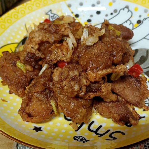 椒鹽里肌：Milu Chen 一起做