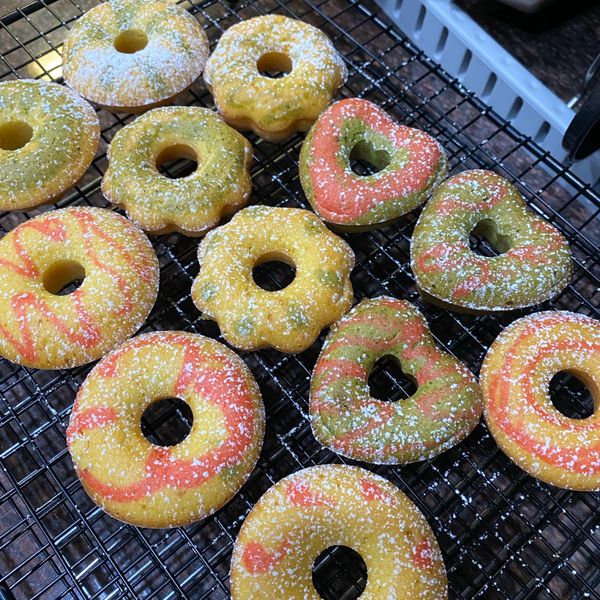 烤蜂蜜甜甜圈蛋糕 : banana一起做