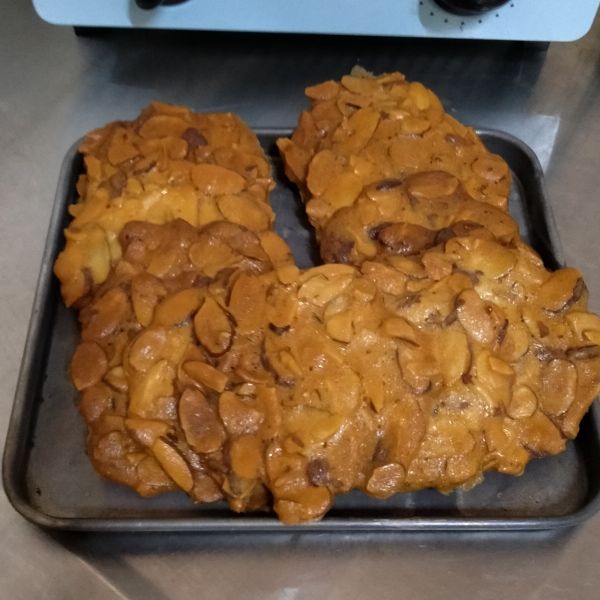 杏仁瓦片 Almond Tuiles : 許嘉玲一起做