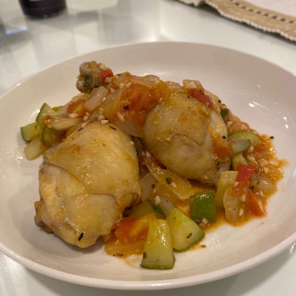 義式番茄香料雞肉：Olivia 一起做