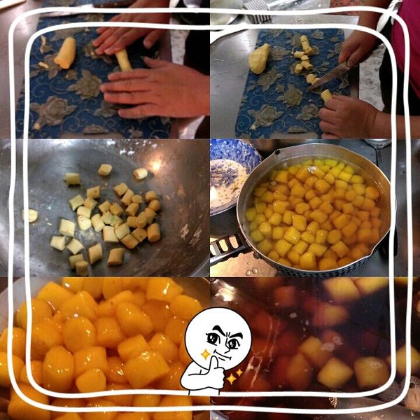 芋圓、蕃薯圓、胡蘿蔔圓：詹惠純 一起做