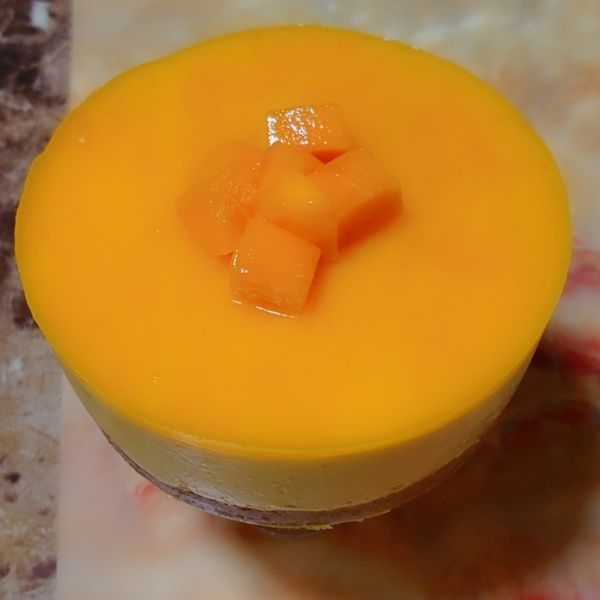 三層【芒果慕斯蛋糕】免烤箱 簡單做 : 小敏一起做