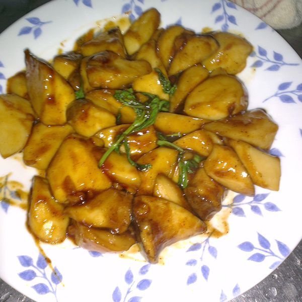 三杯杏鮑菇：曾寶慧 一起做