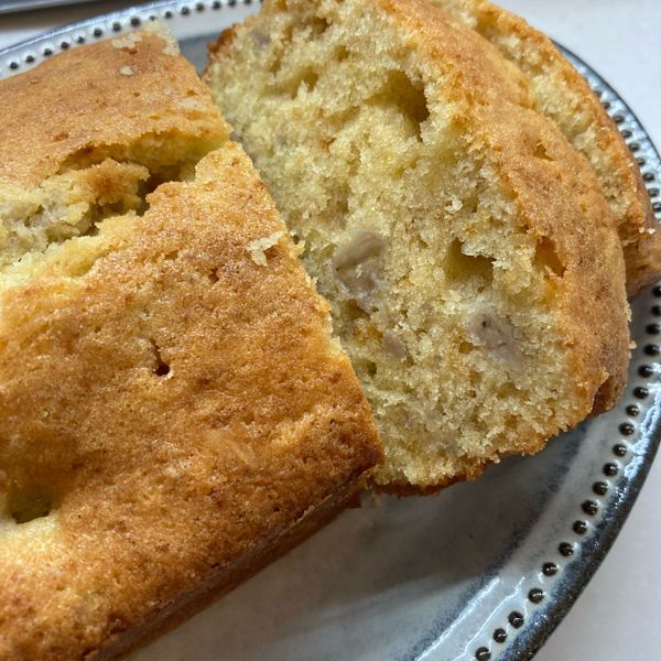 香蕉核桃磅蛋糕（清冰箱點心） : 鳥初學者廚房一起做