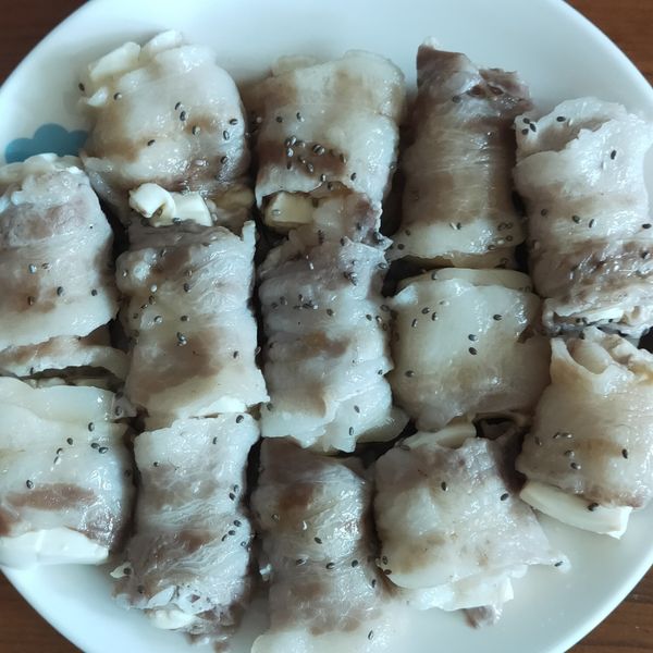 雞蛋豆腐豬肉捲 : 葉美月一起做