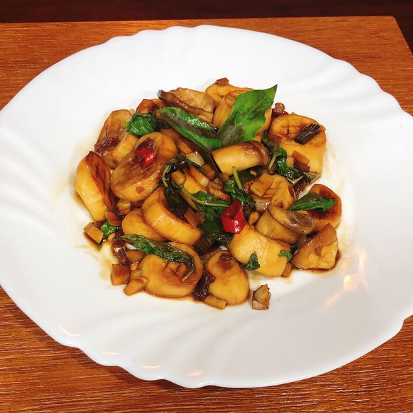 超下飯-三杯杏鮑菇 : 逼逼一起做