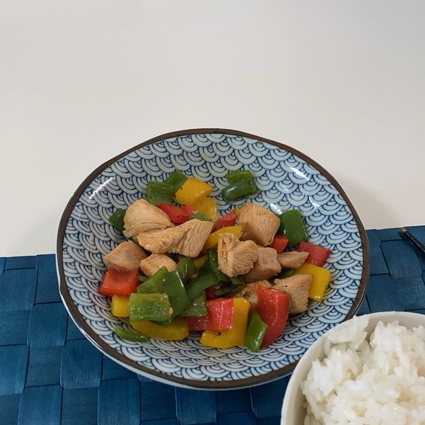 彩椒雞丁 : Eva Lin一起做