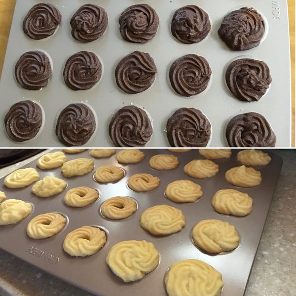 鬆化口感！巧克力曲奇餅【烘焙展食譜募集】 : EVA一起做