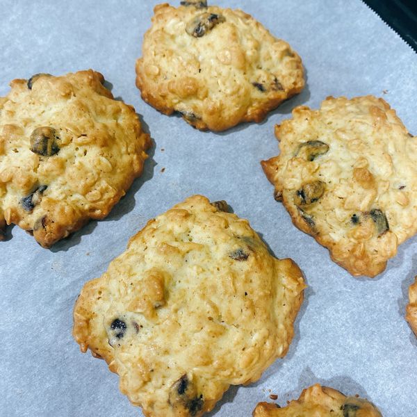 【影片】葡萄燕麥餅乾 (新手必學) : Emily Wang一起做