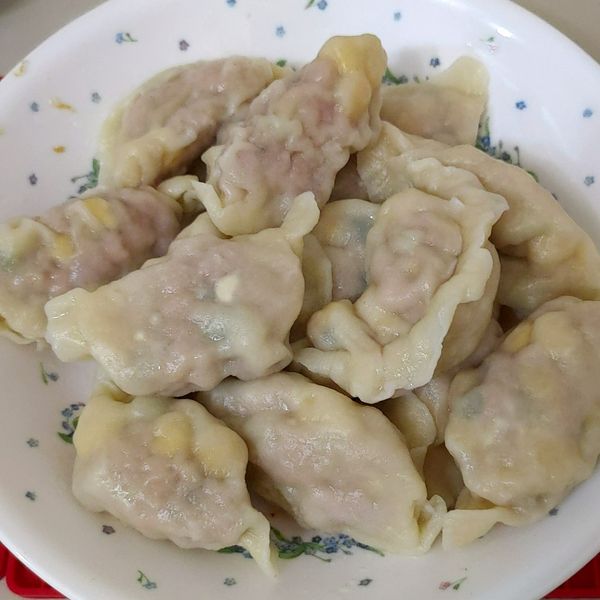 玉米水餃：angel 一起做