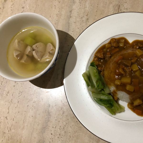 大黃瓜貢丸湯【家常菜】 : evara2000一起做