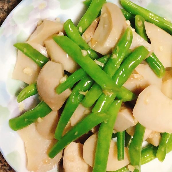 四季豆涼拌杏鮑菇:peipeimei 一起做