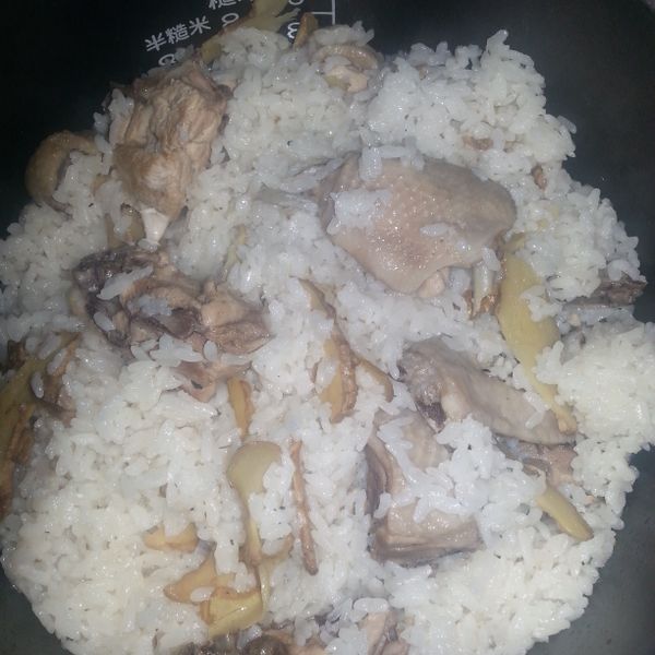 麻油雞飯 : 林眉一起做