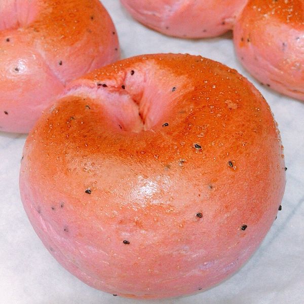 紅火龍果貝果 : 咕咕雞一起做