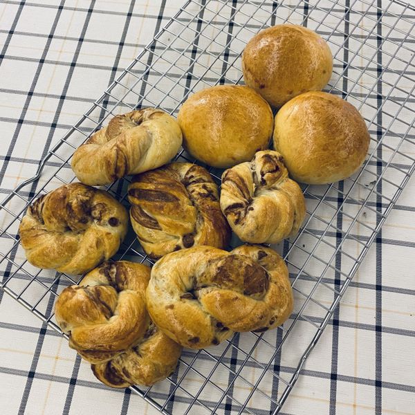 紅豆麻花麵包捲：Janet Chen 一起做