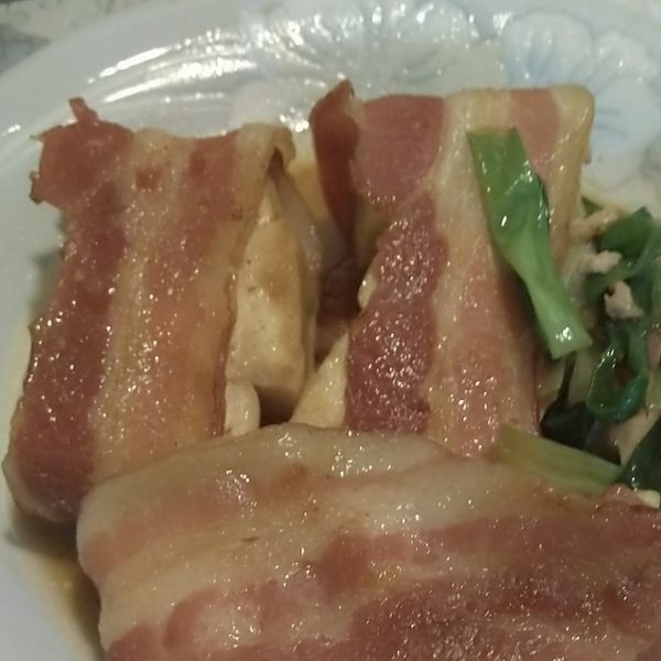 培根蔥燒嫩燴豆腐 : Angel  Wu一起做