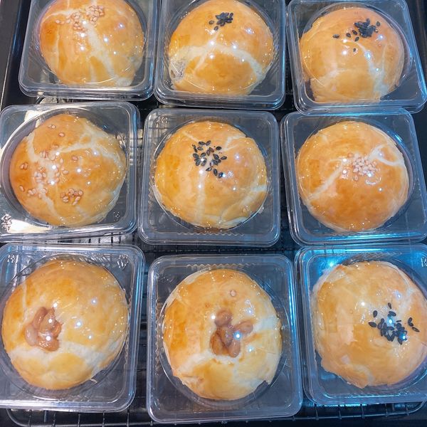 金色色蛋黃酥(烏豆沙) : 李可唯一起做