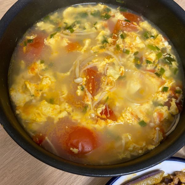 番茄蛋花湯：Ivy Kam 一起做