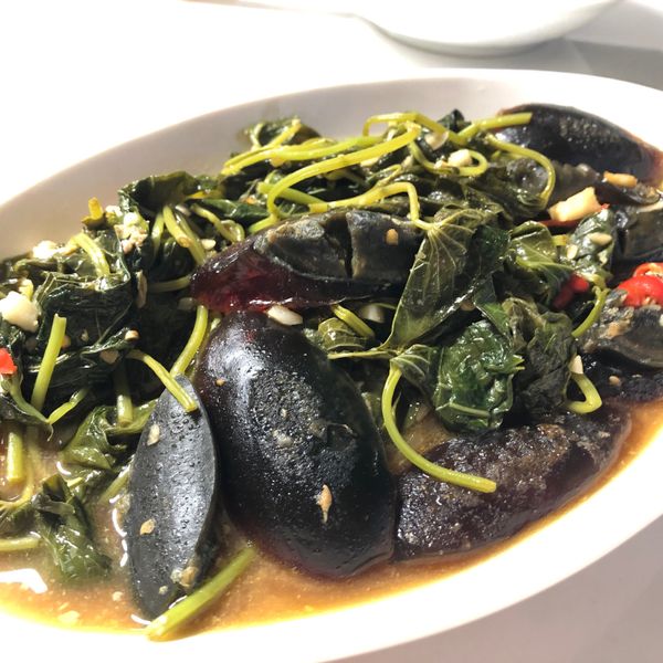 皮蛋地瓜葉：潘娜 一起做