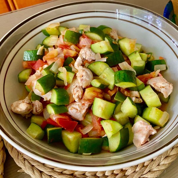 義式番茄香料雞肉：Laura 一起做